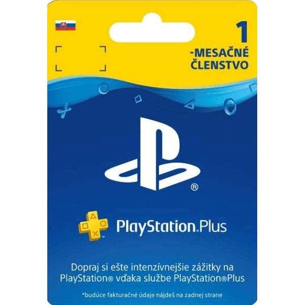 SONY PlayStation Plus Card 1 mesiac/SK SONY PlayStation Plus Card 1 mesiac/SK