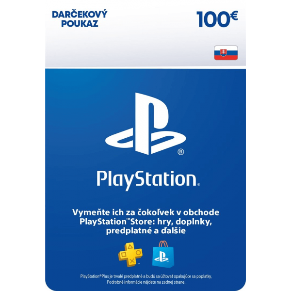 PlayStation Store kredit 100€ (digitálny kód)