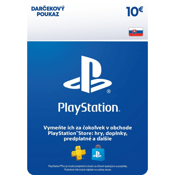 PlayStation Store kredit 10€ (digitálny kód)