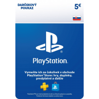 PlayStation Store kredit 5€ (digitálny kód)