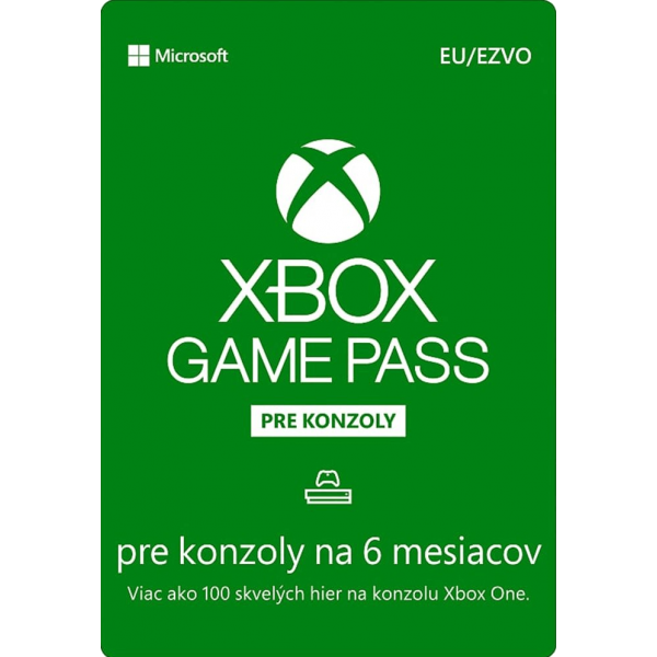 Xbox Game Pass 6 mesiacov