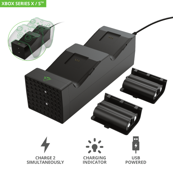 Trust GXT 250 Duo Charging Dock pre Xbox Series X/S