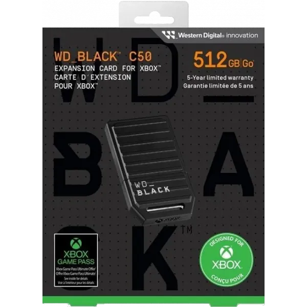 WD Black C50 Expansion Card Xbox Series 512GB WD Black C50 Expansion Card Xbox Series 512GB