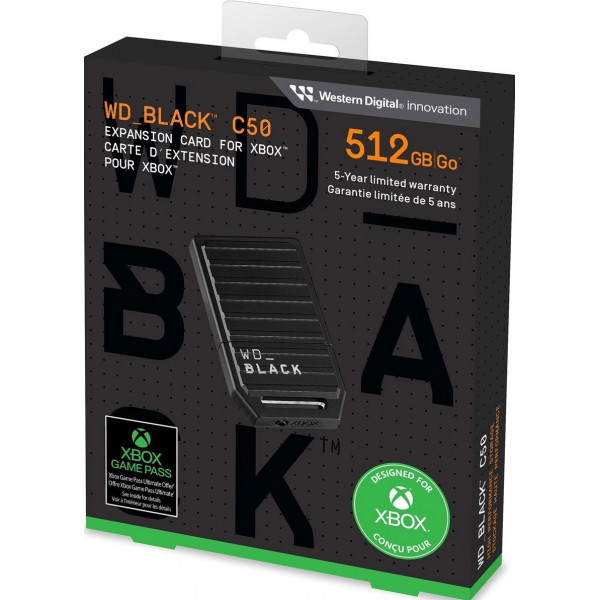 WD Black C50 Expansion Card Xbox Series 512GB WD Black C50 Expansion Card Xbox Series 512GB