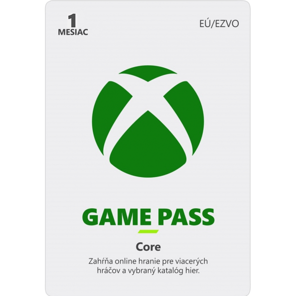 XBOX Game Pass Core 1 mesiac