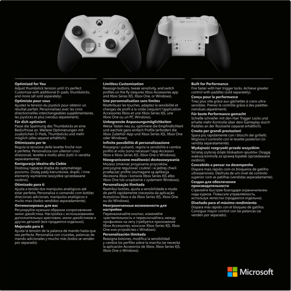 Xbox Elite Wireless Controller Series 2 Core (white)