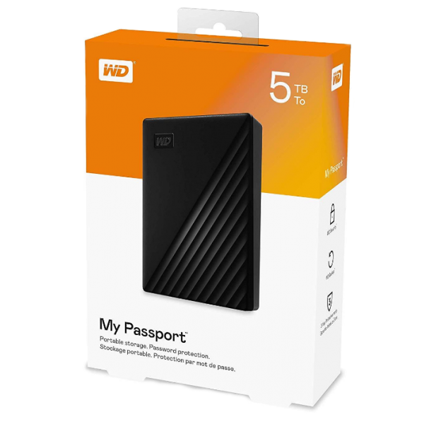 Western Digital HDD My Passport 5TB USB 3.0 (WDBU6Y0050BBK-WESN)