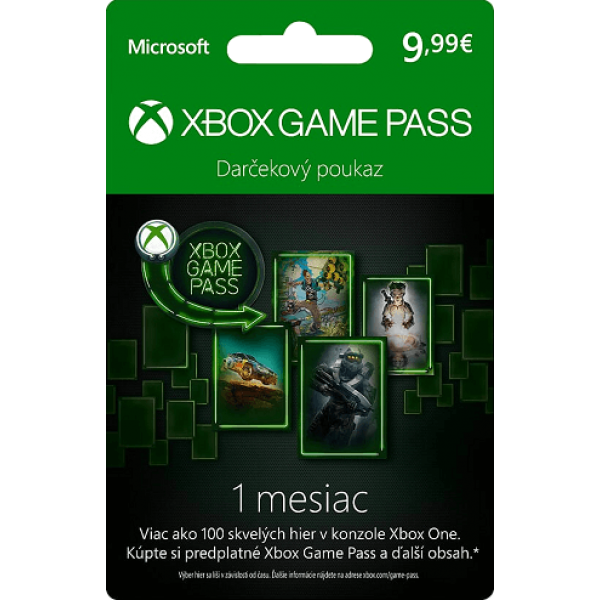 Xbox Game Pass 1 mesiac (vo forme XBL kreditu)