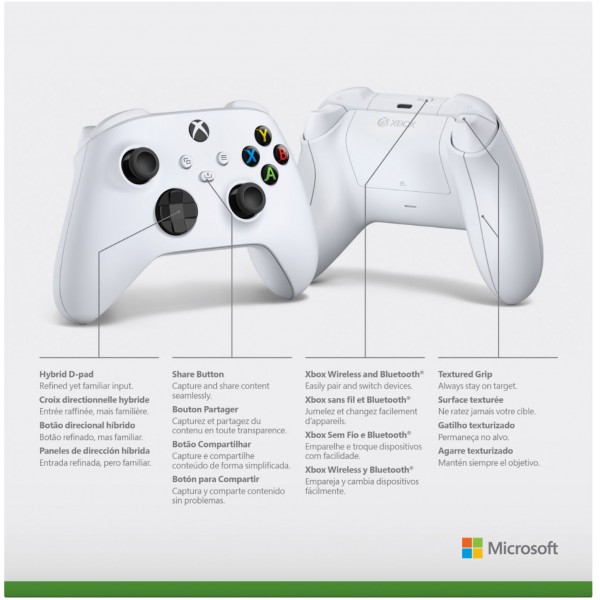 Xbox Series Wireless Controller Robot White